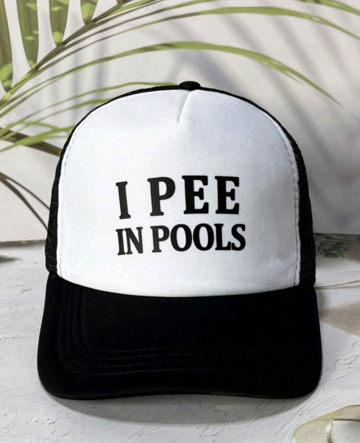 I PEE IN POOLS hat
